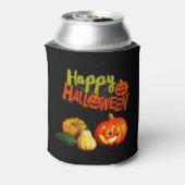 ハロウィンのカボチャ 缶クーラー (缶裏面)
