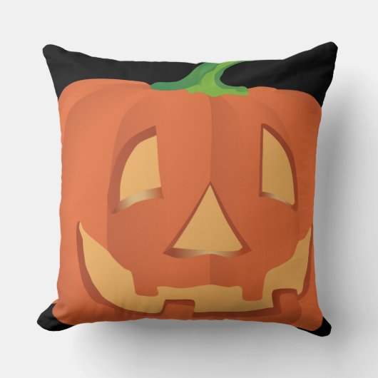 ハロウィンのカボチャ 1 クッション (正面)
