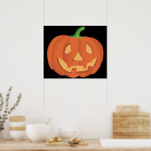 ハロウィンのカボチャ 1 ポスター (キッチン)