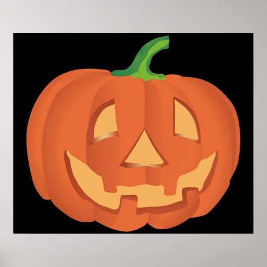 ハロウィンのカボチャ 1 ポスター (正面)