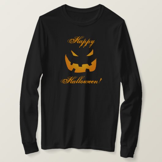 ハロウィンのカボチャ Tシャツ (デザイン正面)