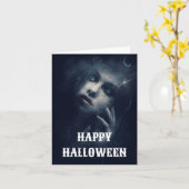 ハロウィンのカード カード (黄色い花)