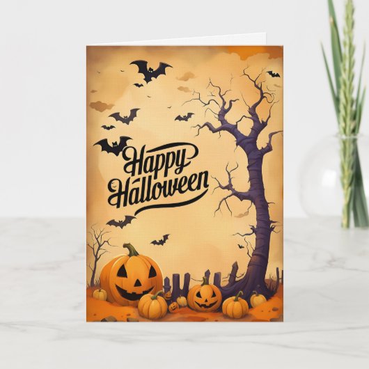 ハロウィンのカード カード (正面)
