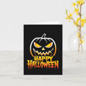 ハロウィンのカード カード (黄色い花)