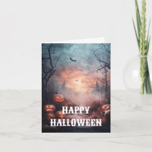 ハロウィンのカード スプーキー カード