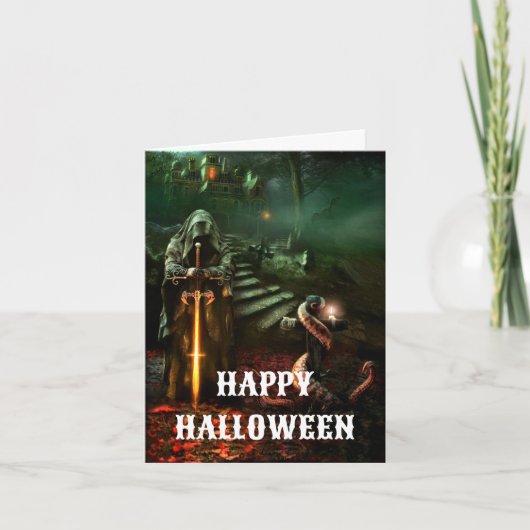 ハロウィンのカード スプーキー カード (正面)