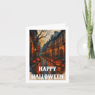 ハロウィンのカード スプーキー カード