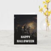 ハロウィンのカード スプーキー カード (黄色い花)