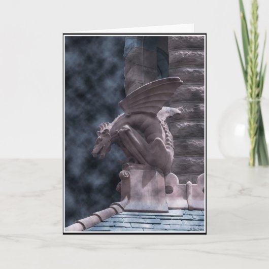 ハロウィンのガーゴイル カード (正面)