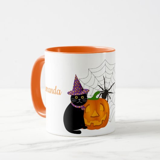 ハロウィンのキッズフレンド オーダーメイド マグカップ (正面左)