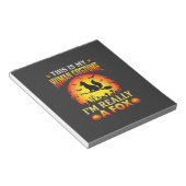 ハロウィンのキツネ仮装 ノートパッド (アングル)