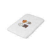ハロウィンのキャラクター - おばけ、カボチャ、黒猫& バスマット (アングル)