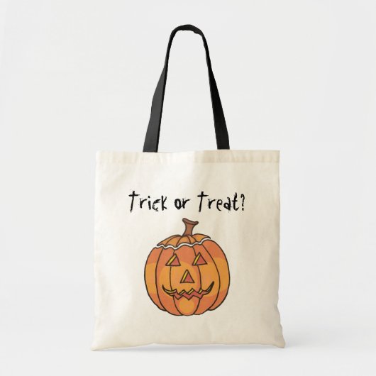 ハロウィンのキャンバスのバッグ トートバッグ (正面)