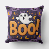 ハロウィンのキルト、スローピロー クッション (正面)