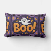 ハロウィンのキルト、スローピロー ランバークッション (正面)