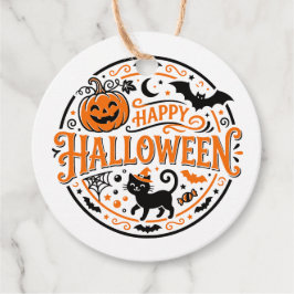 ハロウィンのギフトタグ、名入れギフトタグ フェイバータグ