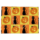 ハロウィンのギフトバッグ ラージペーパーバッグ (裏面)