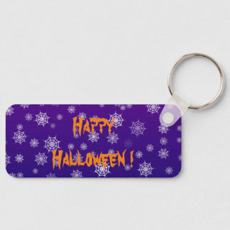ハロウィンのクモの巣 キーホルダー