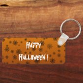 ハロウィンのクモの巣 キーホルダー (正面)