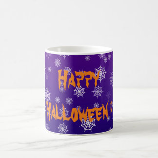 ハロウィンのクモの巣 コーヒーマグカップ