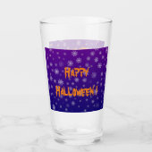 ハロウィンのクモの巣 タンブラーグラス (正面)
