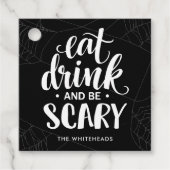 ハロウィンのクモの巣 フェイバータグ (正面)