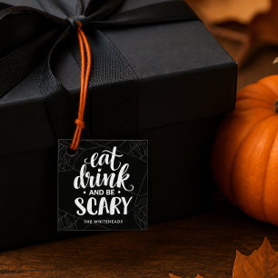 ハロウィンのクモの巣 フェイバータグ