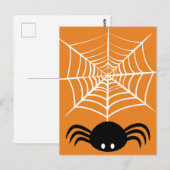 ハロウィンのクモの巣 ポストカード (正面/裏面)