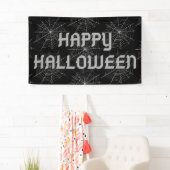 ハロウィンのクモの巣 横断幕 (インサイチュ)