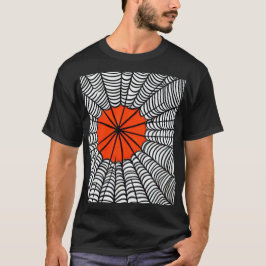 ハロウィンのクモの巣 Tシャツ