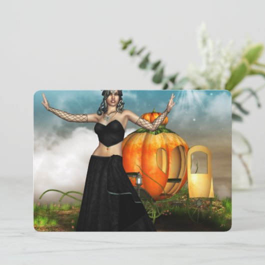 ハロウィンのクラゲ 招待状 (スタンド正面)