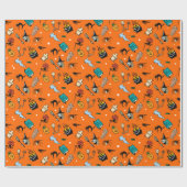 ハロウィンのクラシックなキャラクター ラッピングペーパー (フラット)