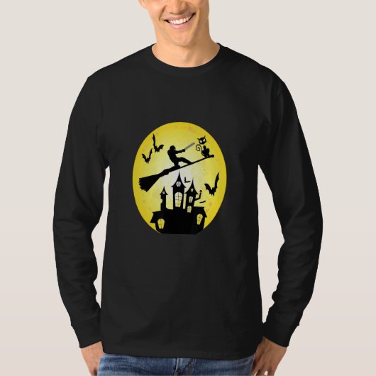 ハロウィンのクリケット Tシャツ (正面)