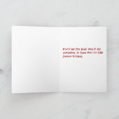 ハロウィンのクリスマスカード シーズンカード (内部)