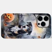 ハロウィンのグレートスイス+カボチャで怖い Case-Mate iPhoneケース (裏面 (横))