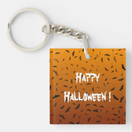 ハロウィンのコウモリ キーホルダー