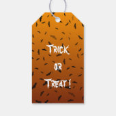 ハロウィンのコウモリ ギフトタグ (裏面)