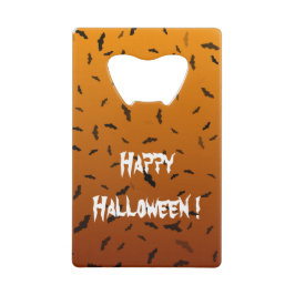 ハロウィンのコウモリ クレジットカード栓抜き