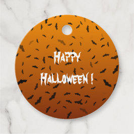 ハロウィンのコウモリ フェイバータグ