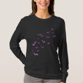 ハロウィンのコウモリ Tシャツ (正面)