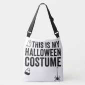 ハロウィンのコスチュームがこれ Funny Ghost Humor クロスボディバッグ (正面)