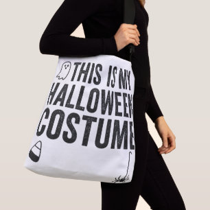ハロウィンのコスチュームがこれ Funny Ghost Humor クロスボディバッグ