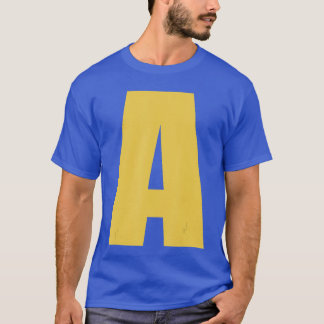 ハロウィンのコスチュームにぴったり！おもしろアルファベット「A」のグループコーデ Tシャツ