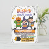 ハロウィンのコスチュームコンテストの招待状 招待状 (スタンド正面)