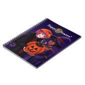 ハロウィンのコスチューム ノートブック (左側)