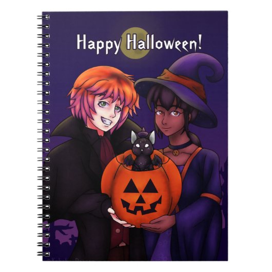 ハロウィンのコスチューム ノートブック (正面)