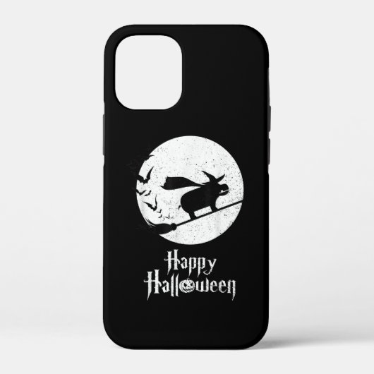 ハロウィンのコスプレに最適な魔女とカバのラバーギフト Case-Mate iPhoneケース (裏面)