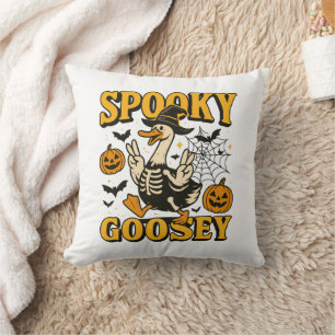 ハロウィンのコスプレをしたかわいいガチョウ クッション