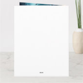 ハロウィンのコッカプーとカボチャの怖いデザイン カード (裏面)