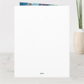 ハロウィンのコーギーとカボチャの怖いデザイン カード (裏面)